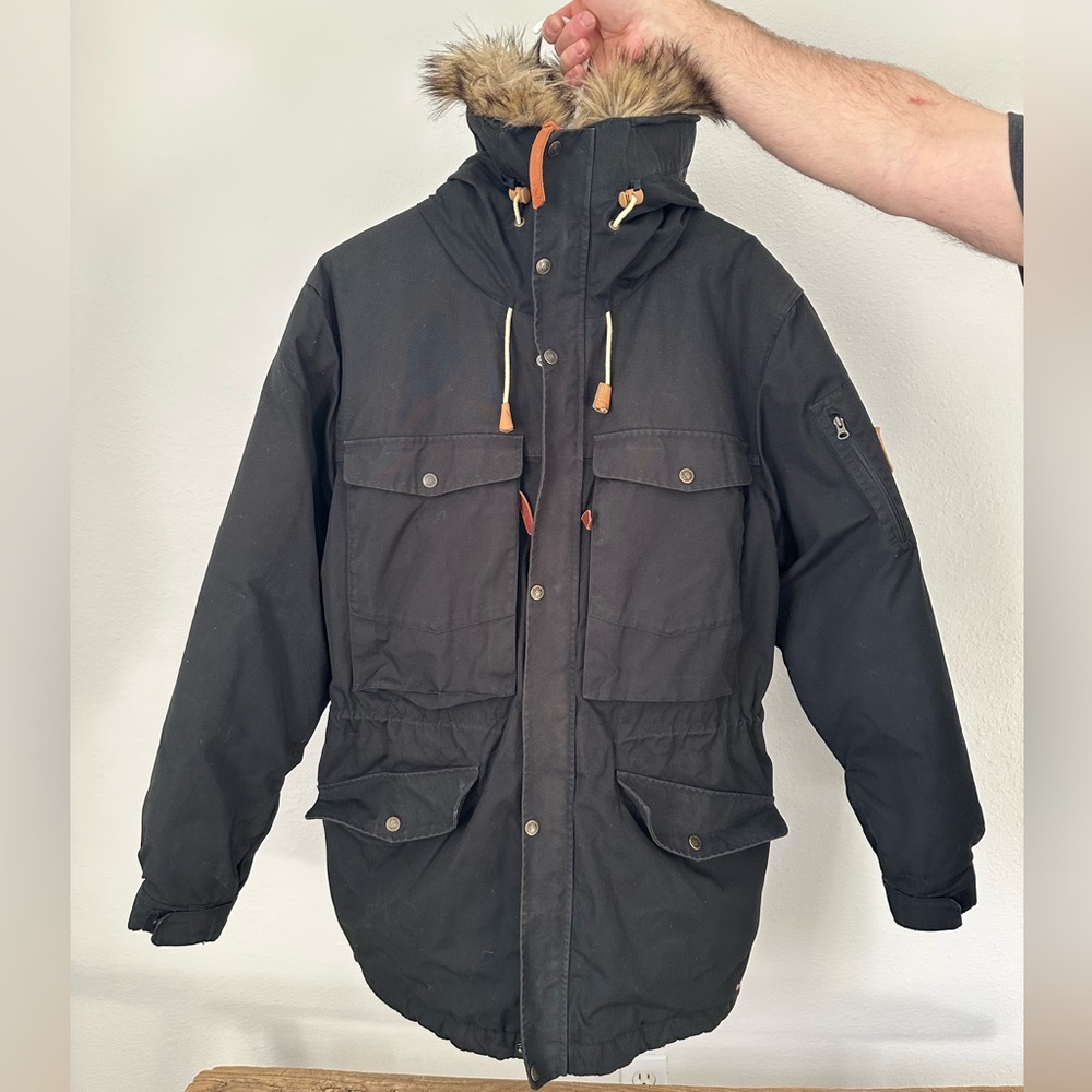 FjallRaven Mens Singi Down Jacket, Black, XL